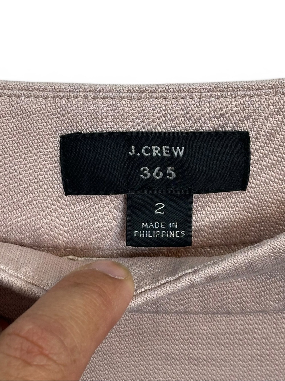 J.Crew 365 Blush Pink Ruffle Midi Skirt Size 2 Lyocell A-Line - Picture 7 of 10